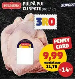 Penny Pulpă Pui cu Spate Ofertă