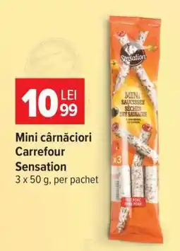 Carrefour Mini cârnăciori Carrefour Sensation Ofertă