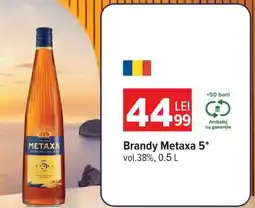 Carrefour Brandy Metaxa 5 Ofertă