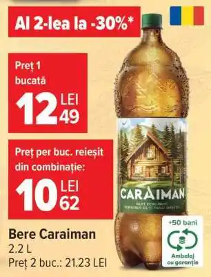 Carrefour Bere Caraiman Ofertă