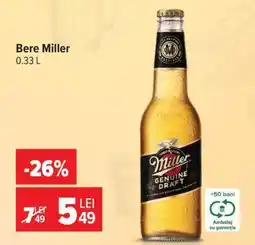 Carrefour Bere Miller Ofertă