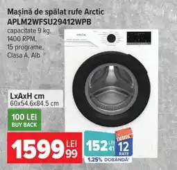 Carrefour Mașină de spălat rufe Arctic APLM2WFSU29412WPB Ofertă
