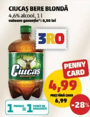 Penny CIUCAŞ Bere blondă Ofertă