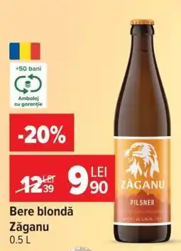 Carrefour Bere blondă Zăganu Ofertă