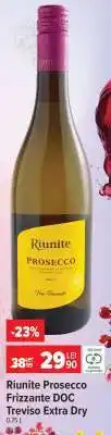 Carrefour Riunite Prosecco Frizzante DOC Treviso Extra Dry Ofertă