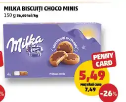 Penny Milka Biscuiți Choco Minis Ofertă