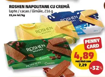 Penny ROSHEN Napolitane cu cremă Ofertă