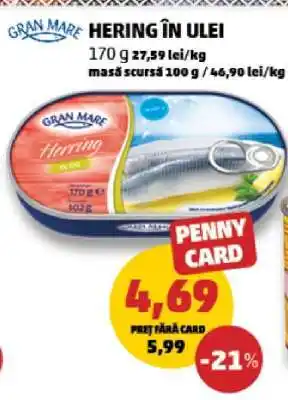 Penny HERING ÎN ULEI Ofertă