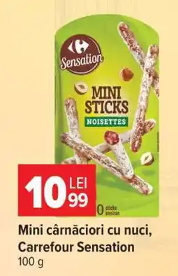 Carrefour Mini cârnăciori cu nuci Carrefour Sensation Ofertă