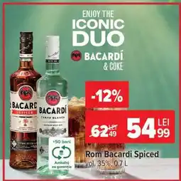 Carrefour Rom Bacardi Spiced Ofertă