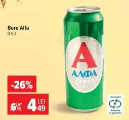 Carrefour Bere Alfa Ofertă
