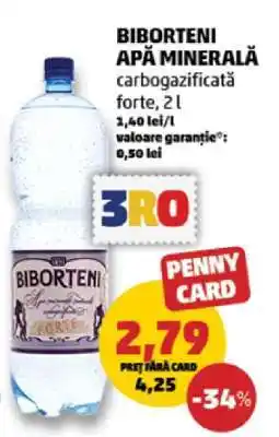Penny BIBORȚENI Apă minerală Ofertă