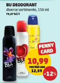 Penny BU Deodorant Ofertă