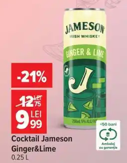 Carrefour Cocktail Jameson Ginger&Lime Ofertă