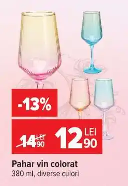 Carrefour Pahar vin colorat Ofertă