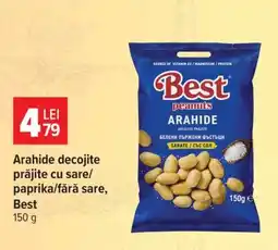 Carrefour Arahide decojite prăjite cu sare/paprika/fără sare, Best Ofertă