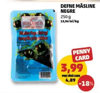 Penny DEFNE MĂSLINE NEGRE Ofertă