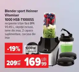 Carrefour Blender sport Heinner Vitamiser 1000 HSB-T1000SS Ofertă
