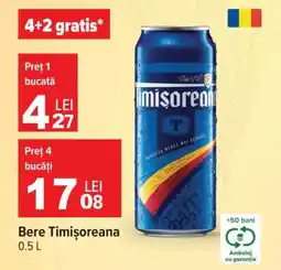 Carrefour Bere Timisoreana Ofertă