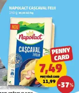 Penny NAPOLACT Caşcaval felii Ofertă