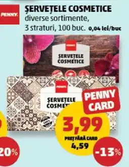 Penny Șervețele cosmetice Ofertă