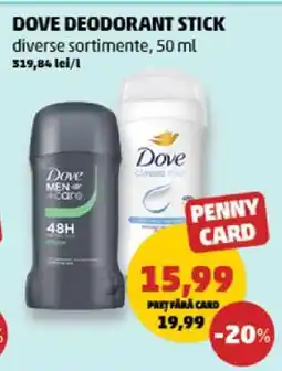 Penny DOVE Deodorant stick Ofertă