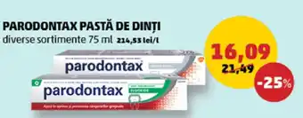 Penny PARODONTAX Pastă de dinți Ofertă