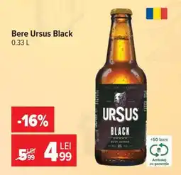 Carrefour Bere Ursus Black Ofertă