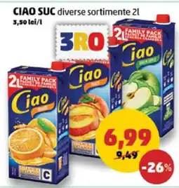 Penny CIAO SUC diverse sortimente 2l Ofertă