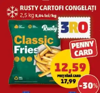 Penny RUSTY CARTOFI CONGELAȚI Ofertă