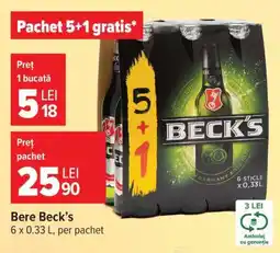 Carrefour Bere Beck's Ofertă