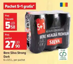Carrefour Bere Silva Strong Dark Ofertă