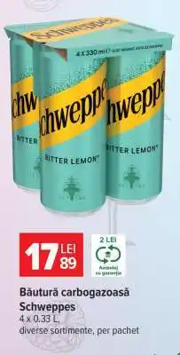 Carrefour Băutură carbogazoasă Schweppes Ofertă