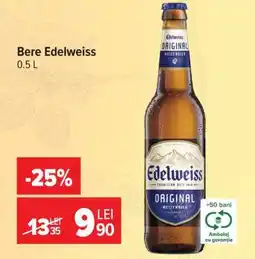 Carrefour Bere Edelweiss Ofertă