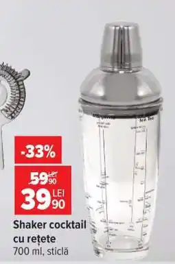 Carrefour Shaker cocktail cu rețete Ofertă