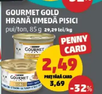 Penny GOURMET GOLD HRANĂ UMEDĂ PISICI Ofertă