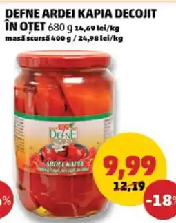 Penny DEFNE ARDEI KAPIA DECOJIT ÎN OȚET Ofertă