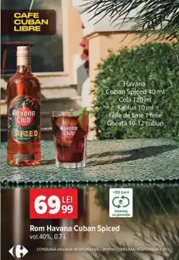 Carrefour Rom Havana Cuban Spiced Ofertă