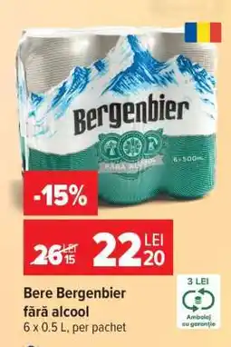 Carrefour Bere Bergenbier fără alcool Ofertă