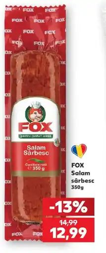 Kaufland FOX Salam sârbesc Ofertă