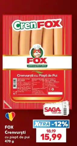 Kaufland FOX Crenvurşti Ofertă