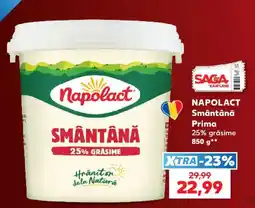 Kaufland NAPOLACT Smântână Prima Ofertă