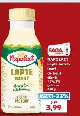 Kaufland NAPOLACT Lapte bătut/ laurt de băut tihnă Ofertă