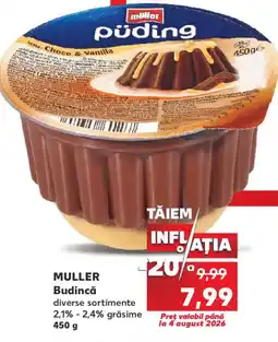 Kaufland MULLER Budincă Ofertă