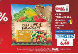 Kaufland CASA ŢĂRĂNEASCĂ Amestec de legume mexican Ofertă
