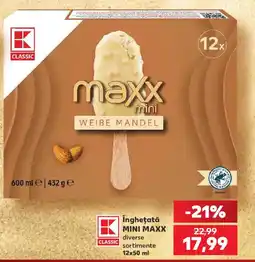 Kaufland Îngheţată MINI MAXX Ofertă