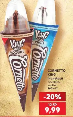 Kaufland CORNETTO KING Îngheţată Ofertă