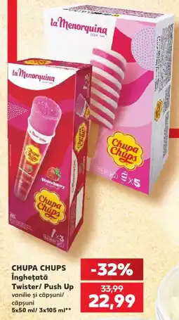 Kaufland CHUPA CHUPS Îngheţată Twister/ Push Up Ofertă