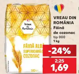 Kaufland VREAU DIN ROMÂNIA Făină de cozonac Ofertă