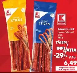 Kaufland Cârnaţi stick Ofertă